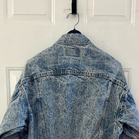 Vintage Levi's Acid Wash Trucker Made In USA 70507-0219 Denim Jacket Sz Lr - Picture 8 of 12